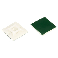 TruConnect Cable Tie Bases Natural 28 x 28mm (Pack of 50)