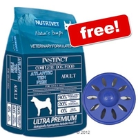 12kg Nutrivet Instinct Dry Dog Food + Boomer Frisbee Free! - Atlantic Ten Fish