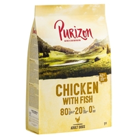 1kg Purizon New Recipe Grain-Free 80:20:0 Dry Dog Food - Special Price!* - Adult Angus Beef with Turkey – Grain-free (1kg)