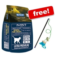 6kg Nutrivet Instinct Dry + Egypt Fish Cat Pole Toy Free! - Regional Farm Chicke