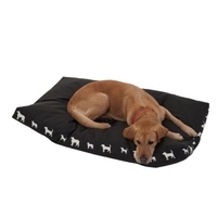 Dog Cushion White Dogs - 90 x 59 x 8 cm (L x W x H)
