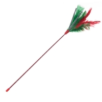 Festive Feather Cat Dangler - 1 Toy
