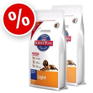 Hill´s Mature Adult 7+ Light Chicken - Economy Pack 2 x 12 kg