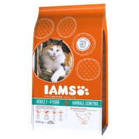Iams Proactive Health Adult Hairball Chicken Dry Cat Food - Economy Pack: 2 x 10kg