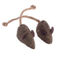 Natural Catnip Mice - 2 Toys
