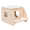 Natural Paradise Puzzle Cat House - 57 x 42.8 x 36 cm (L x W x H)
