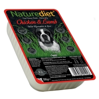 Naturediet Adult - Chicken & Lamb with Veg & Rice - 18 x 390g