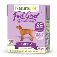 Naturediet Feel Good Puppy - Chicken & Lamb - 18 x 390g
