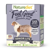 Naturediet Feel Good Senior Lite - Turkey & Chicken - 18 x 390g