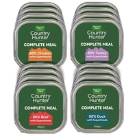 Natures Menu Country Hunter Complete Meals Dog Trays - 24 x 300g