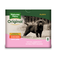 Natures Menu Original Pouches Puppy Chicken with Lamb - 8 x 300g
