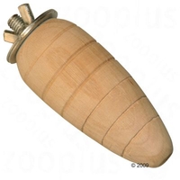 Nibble Wood Carrot - Natural