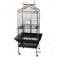 Noble Parrot Cage - Antique: 81 x 78 x 155 cm (L x W x H)