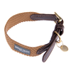 Nomad Tales Bloom Collar - Caramel - Size XL: 52 - 58 cm Neck Circumference,  38mm Width