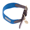 Nomad Tales Bloom Collar - Sapphire - Size XL: ca. 52 - 58 cm Neck Circumference,  38mm Width