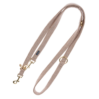 Nomad Tales Calma Collar,  sand - Matching leash: 200 cm long,  20 mm wide