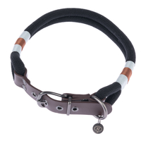 Nomad Tales Spirit Collar - Ebony - Size S: 36 - 40 cm Neck Circumference,  30mm Width