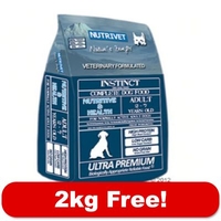Nutrivet Instinct Dry Dog Food 10kg + 2kg Free! - Regional Meat Farmer