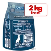 Nutrivet Instinct Dry Dog Food 12 + 2kg Free! - 14kg Atlantic Ten Fish
