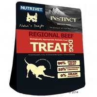 Nutrivet Instinct Regional Beef Dog Treat - Saver Pack: 3 x 250g