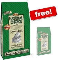 Nutro Choice Dog Food Selected 10 / 12kg + 2 kg! - Puppy Lamb & Rice (12 + 2kg)