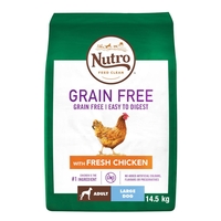 Nutro Dog Grain-Free Adult Large Breed - Chicken - 14.5kg