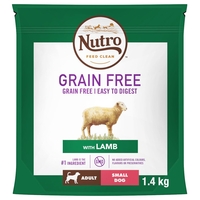 Nutro Dog Grain-Free Adult Small Breed - Lamb - 1.4kg