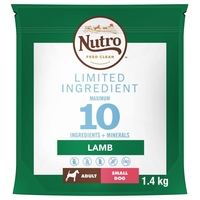 Nutro Dog Limited Ingredient Adult Small Breed - Lamb - 1.4kg