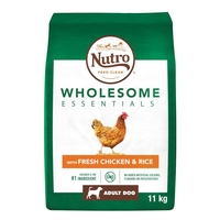 Nutro Dog Wholesome Essentials Adult - Chicken & Rice - 11kg