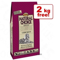 Nutro Natural Choice Dog Food 10kg + 2kg Free! - Adult Chicken (12kg)