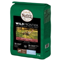 Nutro Wild Frontier Large Adult Dry Dog Food - Turkey & Chicken - 12kg