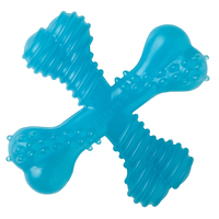 Nylabone Puppy X Bone Chew Toy - 9 x 9 x 3.5cm (L x W x H)