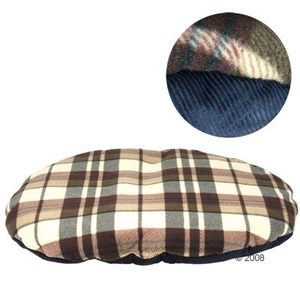 Tartan Dog Cushion - 90 x 70 x 7 cm (L x W x H)