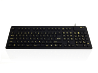 Accuratus WP127 V2 keyboard USB + PS/2 QWERTY UK English Black