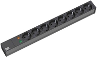 Bachmann 19&0&0 2m 8x Schuko H05VV-F 3G 1.50mm² power extensio