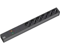 Bachmann 333.536 power distribution unit (PDU) 6 AC outlet(s) 1U Black