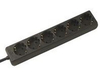 Bachmann 381.141S power extension 1.5 m 6 AC outlet(s) Black