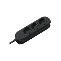 Bachmann 387.171 power extension 3 m 3 AC outlet(s) Black