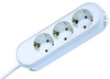 Bachmann 3x Schuko H05VV-F 3G 1.50mm² 16A/3680W 3m power extension 3 A