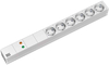 Bachmann 5x Schuko,  2m power extension 6 AC outlet(s) Grey
