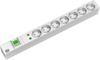Bachmann 7x Schuko,  2m power extension 7 AC outlet(s) Grey