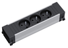 Bachmann 916.1129 power extension 0.1 m 3 AC outlet(s) Black