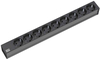 Bachmann 9x Schuko,  2m power extension 9 AC outlet(s) Black