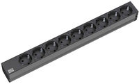 Bachmann 9x Schuko,  2m power extension 9 AC outlet(s) Black