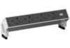 Bachmann DESK 2 power extension 0.2 m 4 AC outlet(s) Indoor Black,  Whi