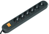 Bachmann SMART 6x Schuko H05VV-F 3G 1.50mm² 16A/3680W 3m power extensi