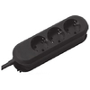 Bachmann SMARTLINE power extension 3 m 3 AC outlet(s) Indoor Black