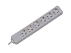 Bachmann Surge protector,  3m White 6 AC outlet(s) 250 V