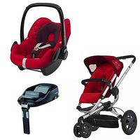 Quinny Buzz Travel System Package 4 Rebel Red 2012
