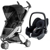 Quinny Zapp Xtra 2 Silver Frame Pebble Travel System
